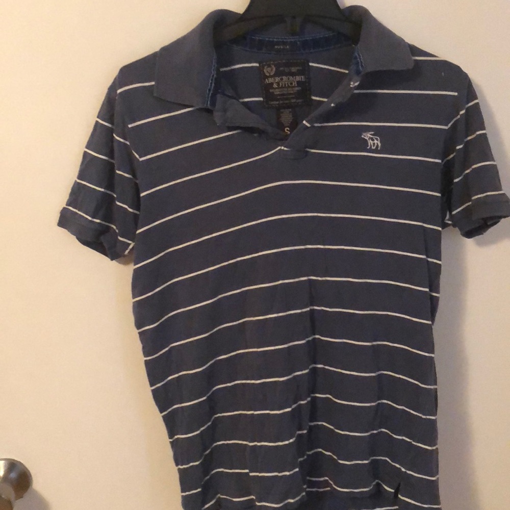 A & F striped t shirt